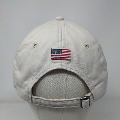 Golf Slideback Hat Tan One Size Adjustable Embroidered 6 Panel Pukka