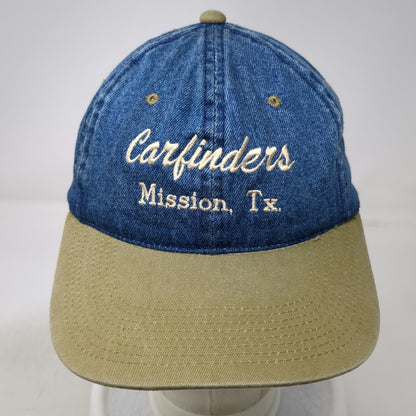 YoungAn Baseball Cap Blue Beige One Size Carfinders Mission Tx Strapback Hat