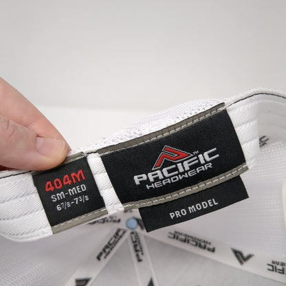 Pacific Headwear Fitted Trucker Hat Blue 6 7/8-7 3/8 Flexfit Logo