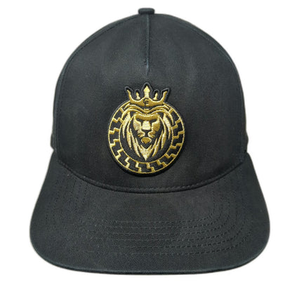 Florence Cap's 5 Panel Black One Size Snapback Lion Un Hijo de Dios Spanish Hat