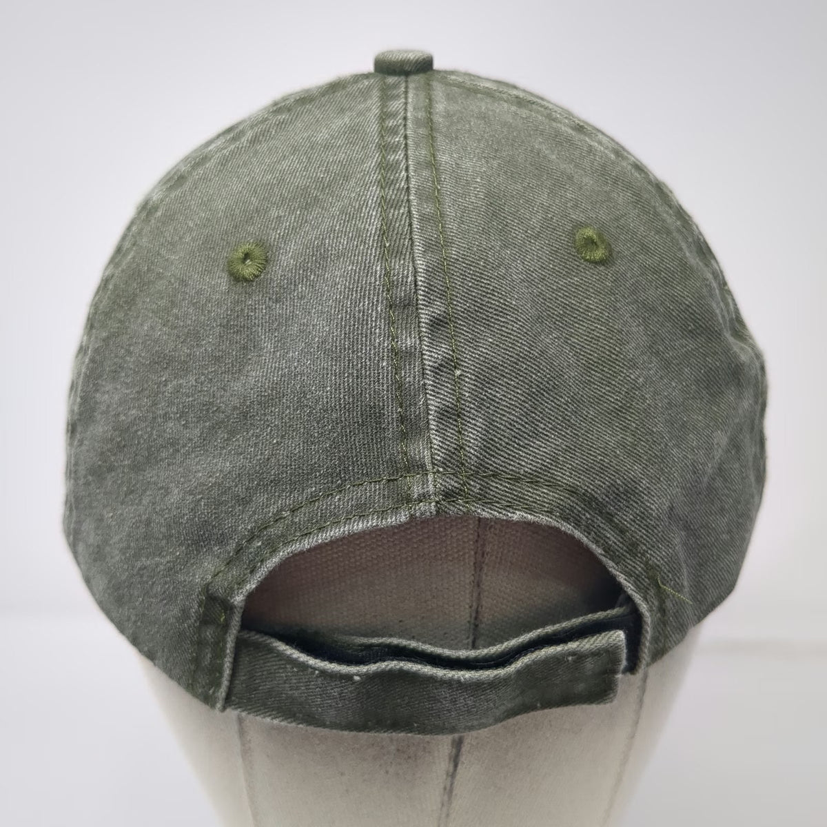 Lucky 7 Yellowstone National Park Buffalo Green One Size Baseball Cap Hat Cotton