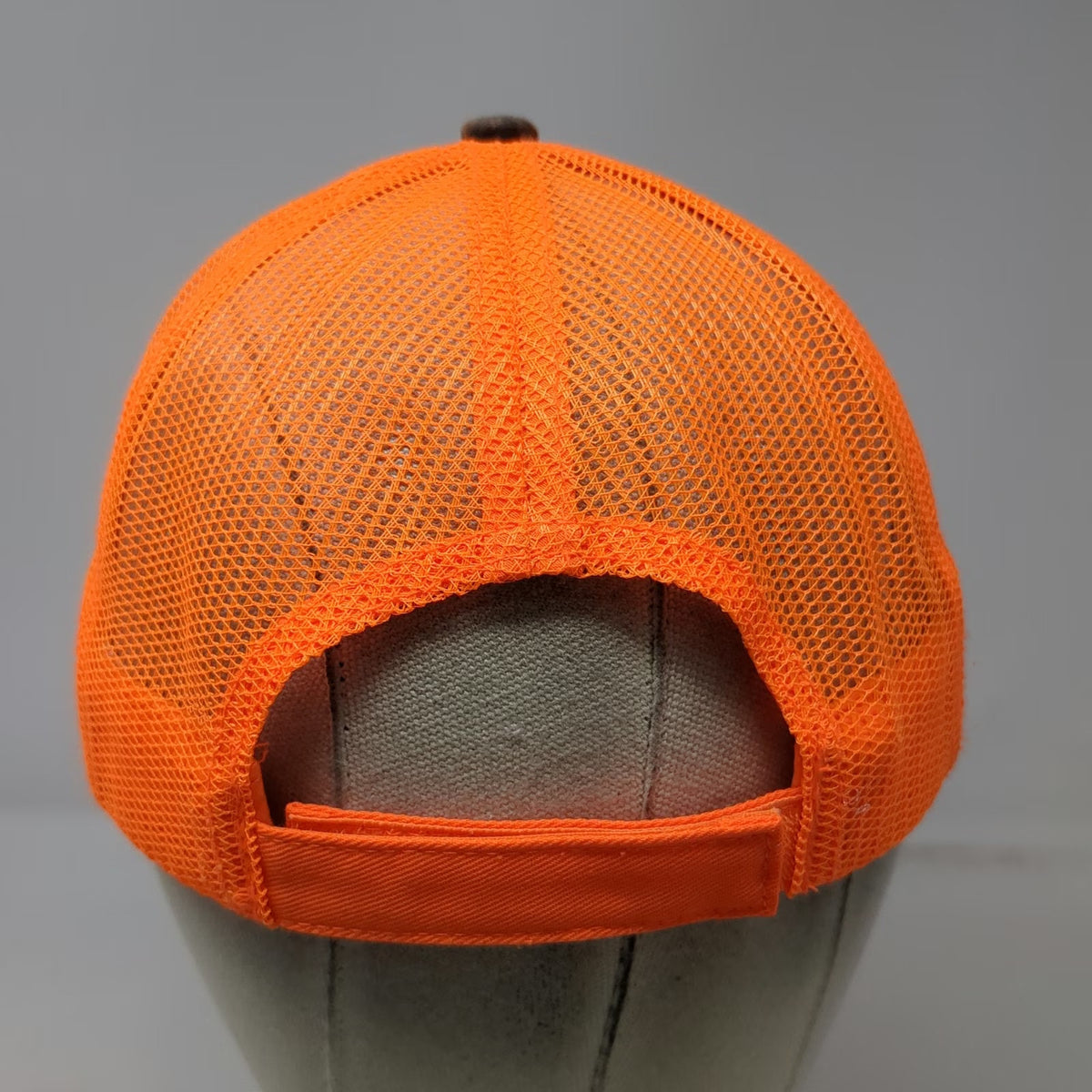 Katin Baseball Cap Green Orange One Size Realtree Camo Mesh Back Goodman Hat