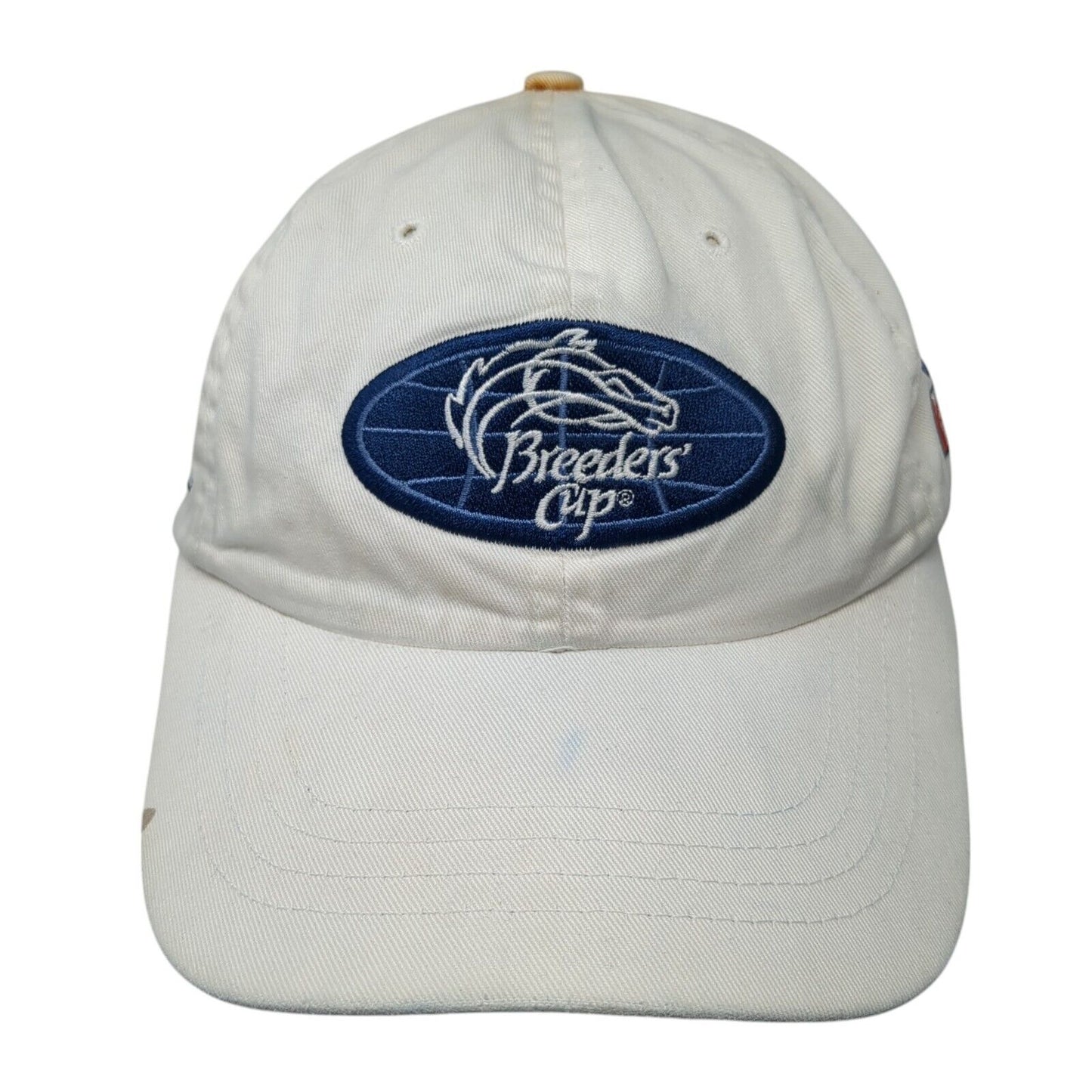 Breeders' Cup Slideback Hat White One Size 6 Panel Gear For Sports