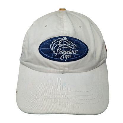 Breeders' Cup Slideback Hat White One Size 6 Panel Gear For Sports