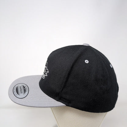 Rockslide Premium Salts Snapback Hat Black One Size Colorblock