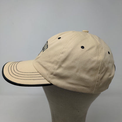 Ahead Men's Strapback Hat Tan Embroidered Cancun Y2K Vintage 2001 Logo