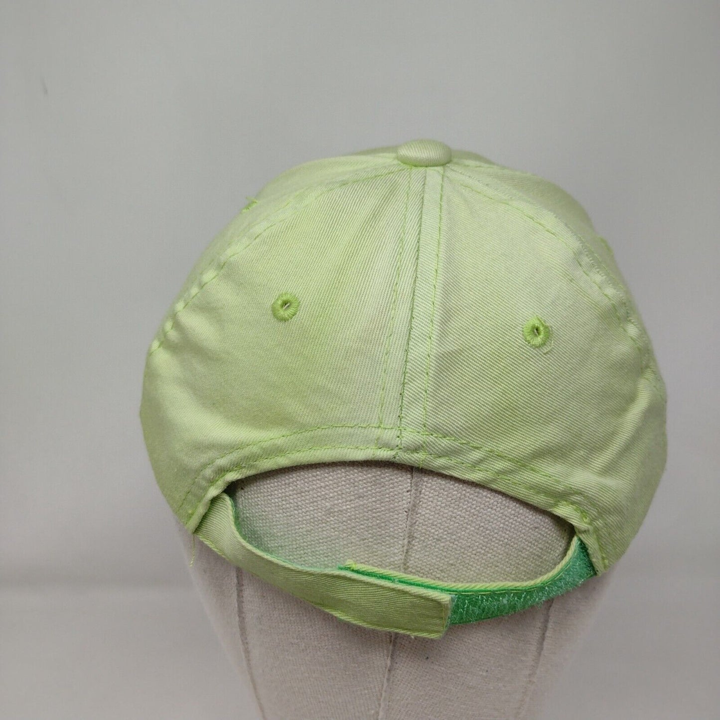 Happy Hippie Team Strapback Hat Green OSFA 52cm Adjustable Embroidered CTS Hats