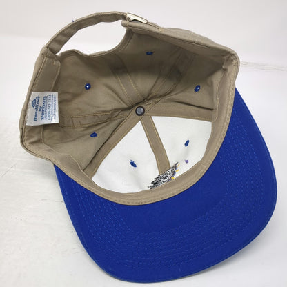 Headliner Baseball Cap Blue Beige One Size Bulldog Colfax Grange Supply Hat
