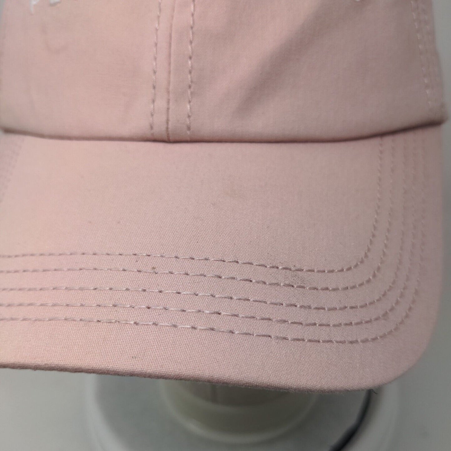 Perry Ellis Slideback Hat Pink OSFA Embroidered Adjustable 6 Panel
