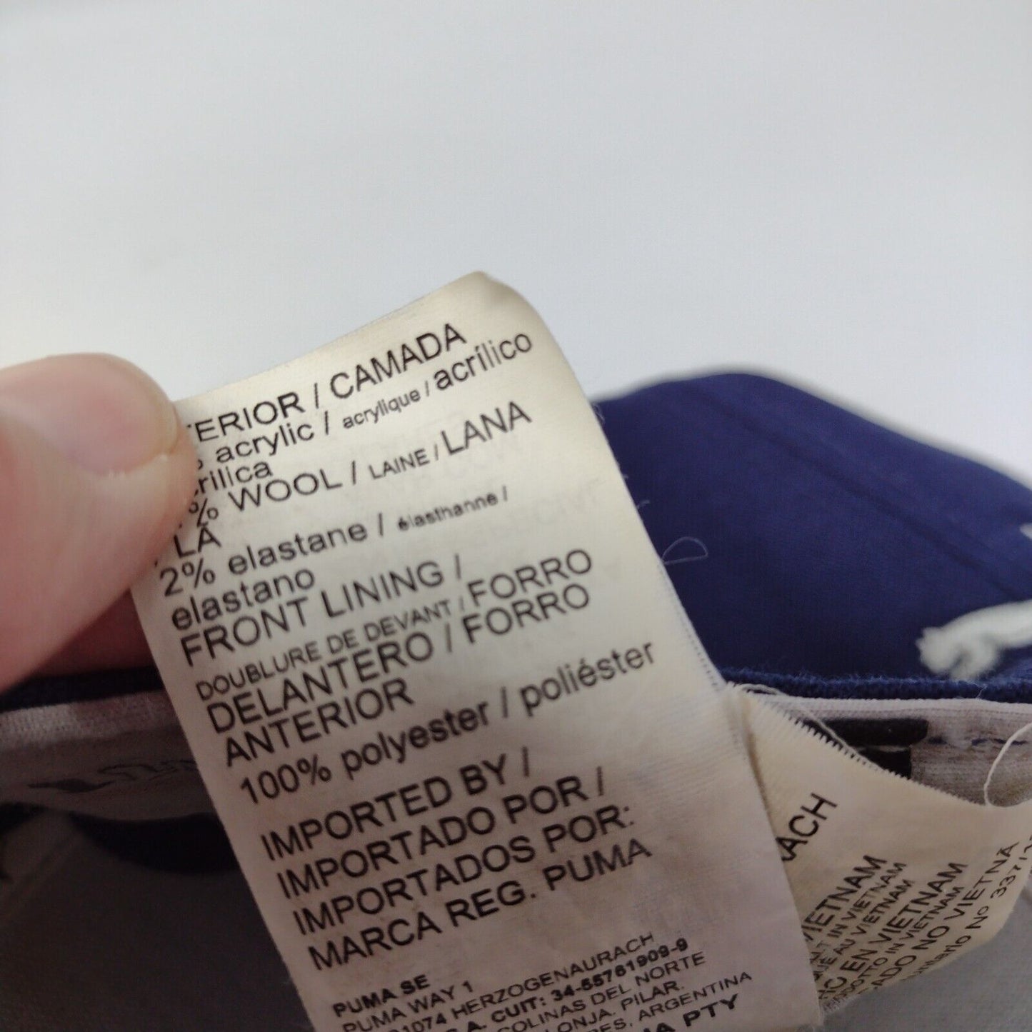 Puma P Snapback Hat Multi OSFA Adjustable Colorblock Tour Exclusive