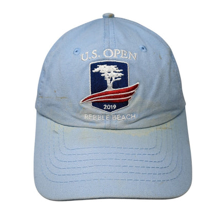 U.S. Open Pebble Beach USGA Member Slideback Hat Blue OS Adjustable Embroidered