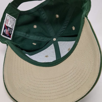 OTTO Green Beige One Size Baseball Cap Hat Scotty's Bar Kalispell MT Strapback