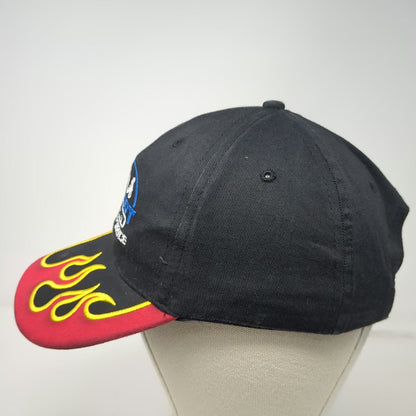 Cap America Blackfoot Motor Sports Flame Brim Baseball Cap Black One Size Hat