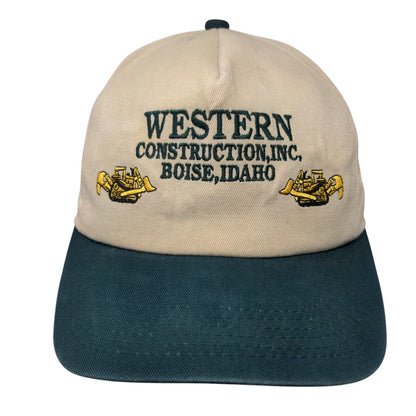 Western Construction Inc Boise Idaho Snapback Hat Multicolor OSFA Adjustable