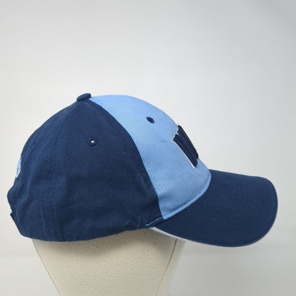 WJ Panthers Strapback Hat Blue One Size Adjustable Embroidered Colorblock