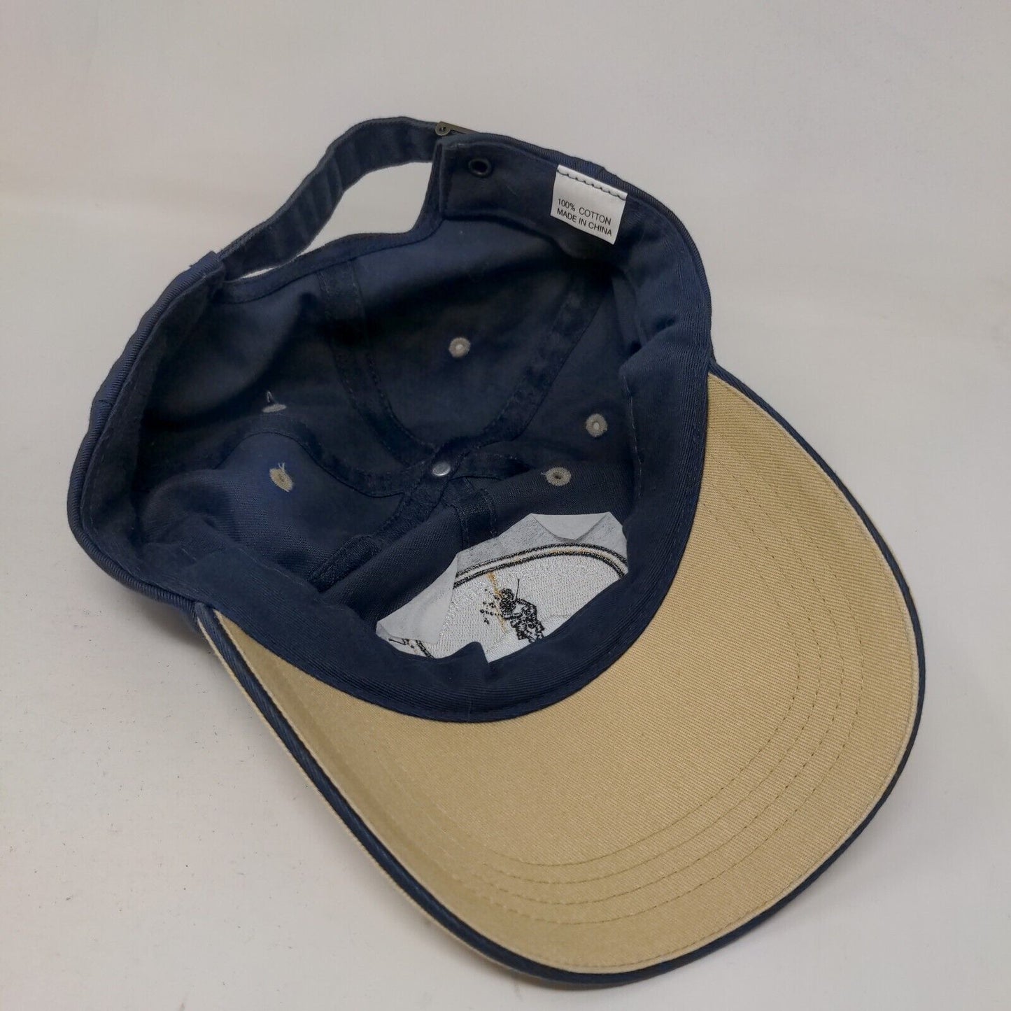 Stewart & Stewart Golf Slideback Hat Blue One Size Embroidered 6 Panel