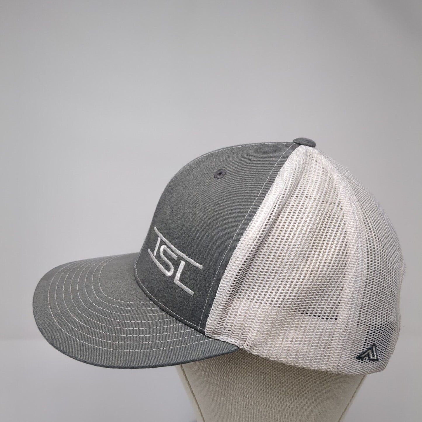 TSL Snapback Trucker Hat Gray OS Adjustable Mesh Back D Series Pacific Headwear