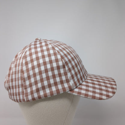 Rubi Slideback Hat Multicolor One Size Adjustable Gingham 6 Panel Blank