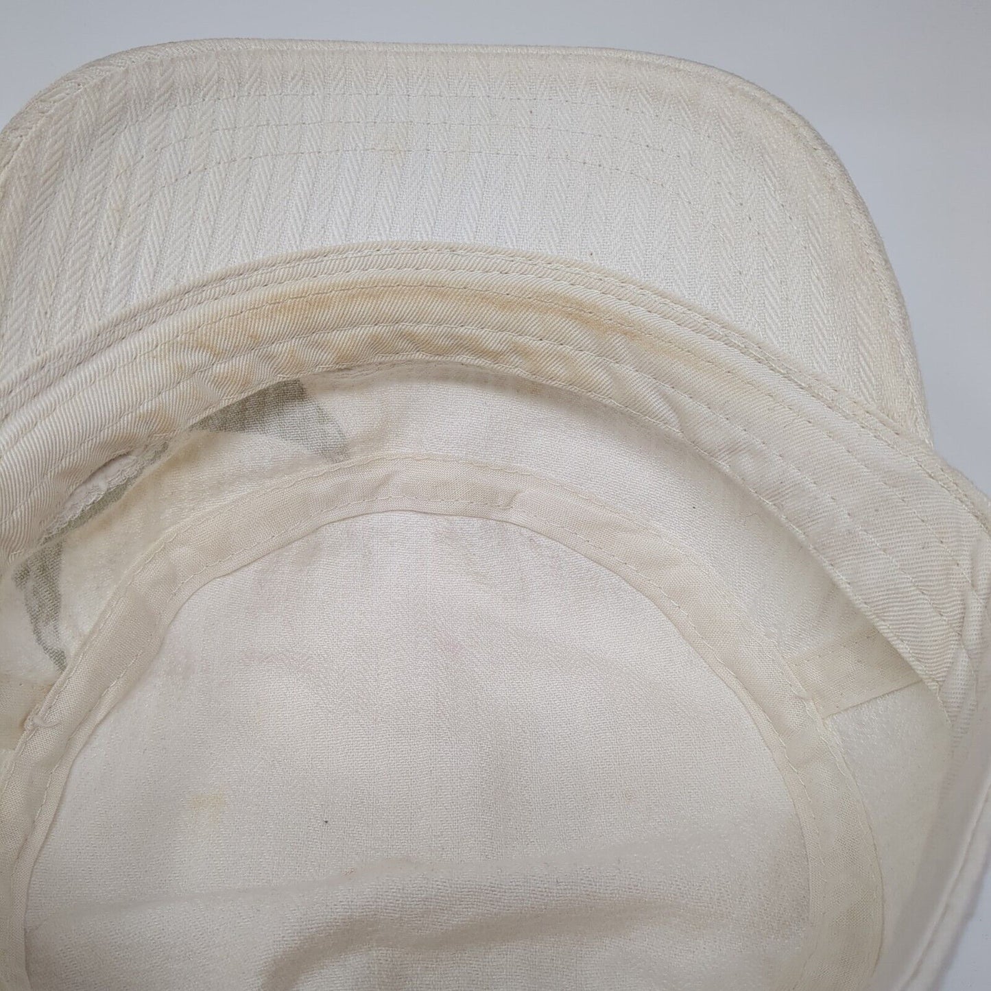 Unbranded Strapback Cadet Army Cap Tan One Size Adjustable Lightweight Cotton