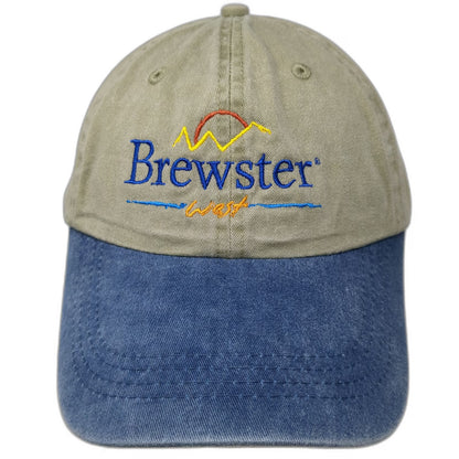 Port & Company Baseball Cap Green Blue One Size Brewster West Embroidered Hat