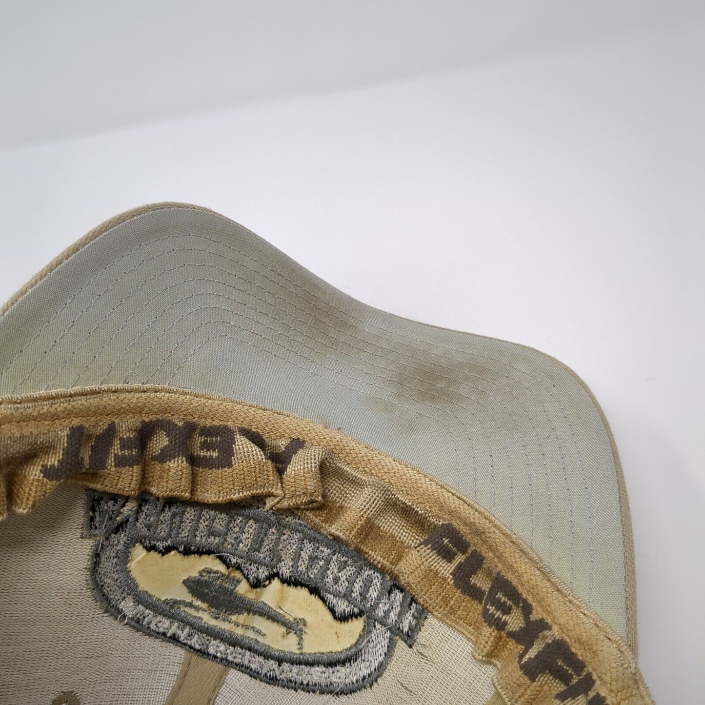 Flight Services A Flight Above Helicopter Training Fitted Hat Tan S/M Flexfit