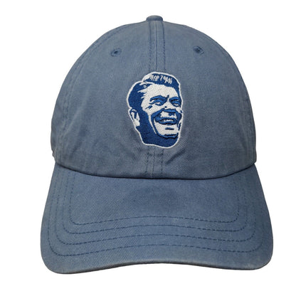 Rowdy Gentleman Slideback Hat Blue OSFM Adjustable Embroidered Logo 6 Panel