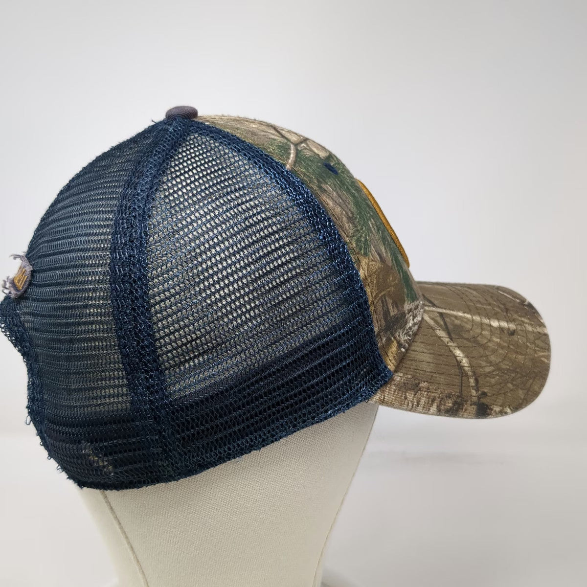 The Game Trucker Hat Cole Swindell Camo Green Blue Gold One Size Mesh Snapback