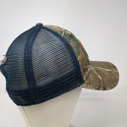 The Game Trucker Hat Cole Swindell Camo Green Blue Gold One Size Mesh Snapback