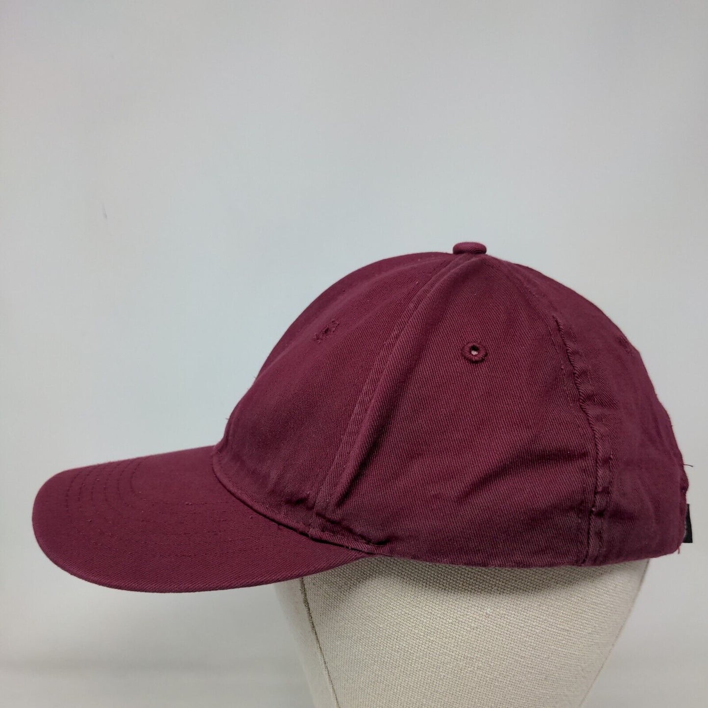 Rawlings Strapback Hat Red Large/XL Adjustable 6 Panel Vent Holes Blank