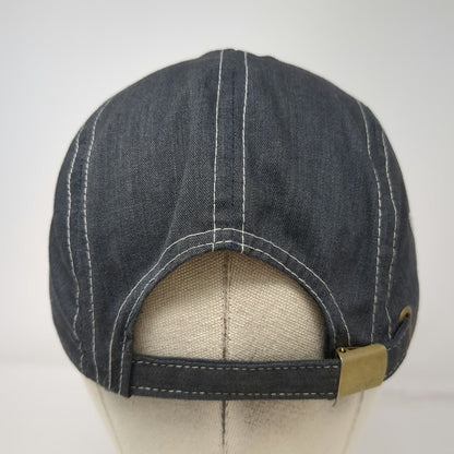 McDonald's 5 Panel Gray Hat One Size Contrast Stitching Yellow Underbrim Buckle