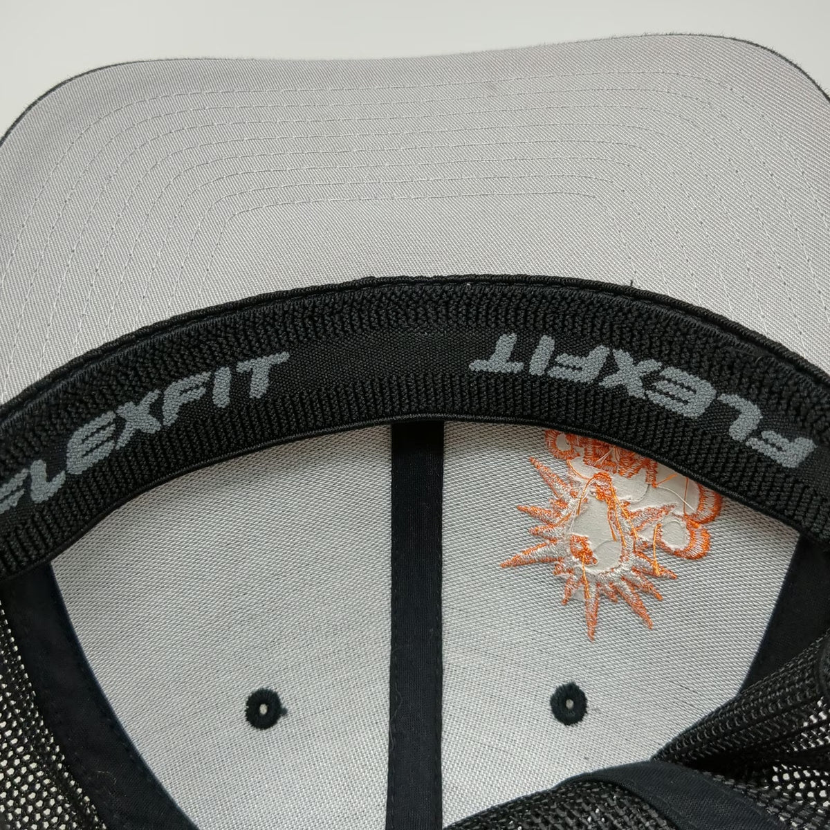 Port Authority Baseball Cap Black M Gen Electric Mesh Back Flexfit Logo Work Hat