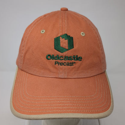 Oldcastle Precast Baseball Cap Orange Adjustable Embroidered Port Authority