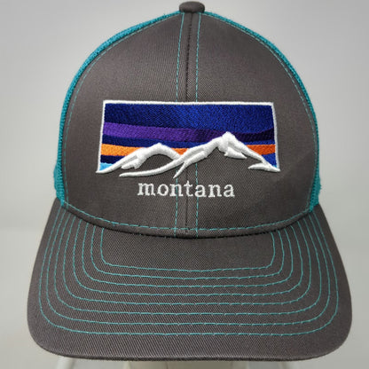 Outdoor Cap Baseball Gray Green One Size Trucker Snapback Montana Mountain Hat