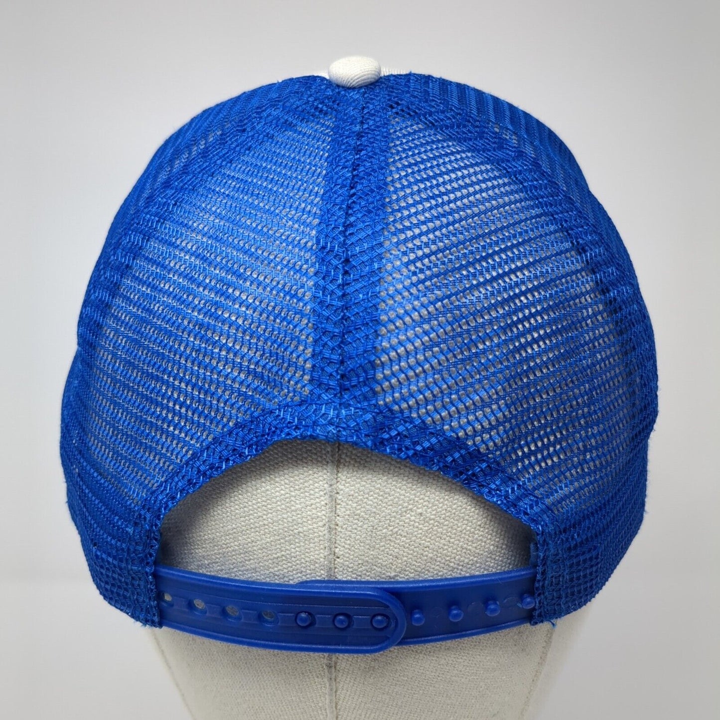 Stay Classy #Chloe Snapabck Trucker Hat Blue OS Adjustable Mesh Back 6 Panel
