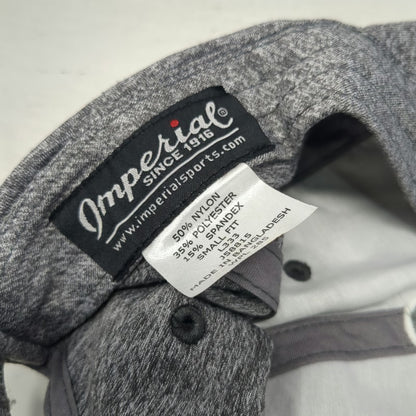 Imperial Baseball Cap Gray S Heathered Embroidered Aviara Strapback Golf Hat