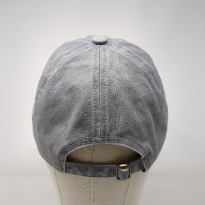 Hello Pumpkin Slideback Hat Gray One Size Adjustable Embroidered David And Young