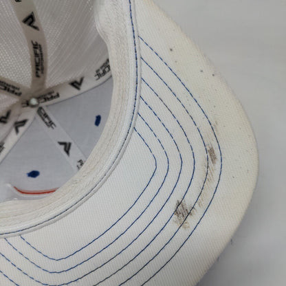 Pacific Headwear Boys Mesh Back Fitted Hat Blue 6 3/8 6 7/8 Embroidered GC Logo