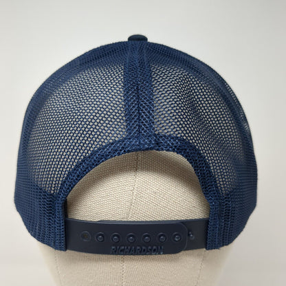 Skins 2024 Patch Snapback Trucker Hat Blue One Size Mesh Back Adjustable