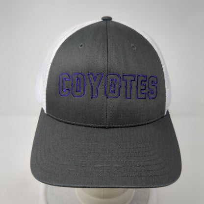 Coyotes Snapback Mesh Back Trucker Hat Gray M/L Adjustable Richardson