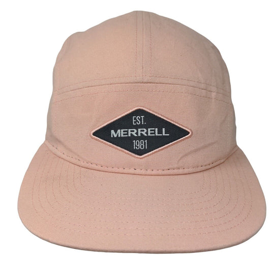 Merrell Women's Slideback Hat Pink Adjustable Embroidered Logo 100% Cotton