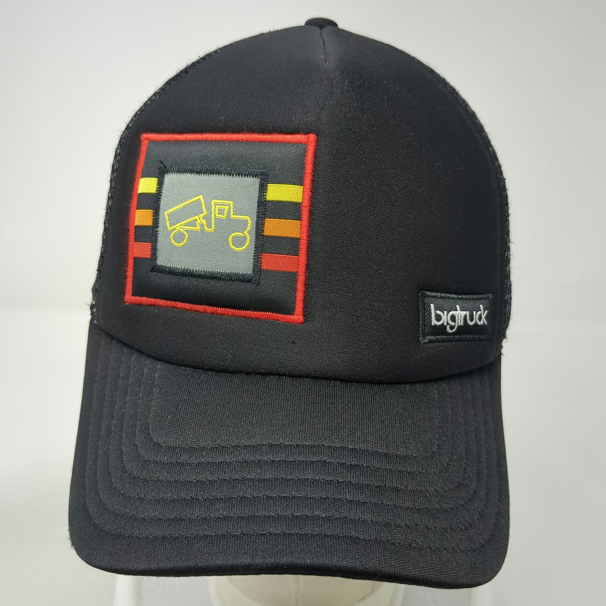 Bigtruck Trucker Hat Black One Size Patch Mesh Back Snapback Lake Tahoe Brand