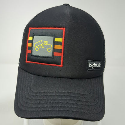 Bigtruck Trucker Hat Black One Size Patch Mesh Back Snapback Lake Tahoe Brand