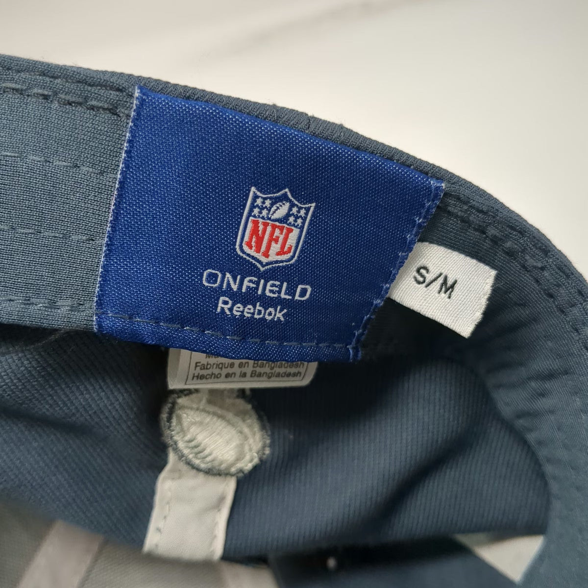 New York Giants NFL Reebok Baseball Cap Blue M Super Bowl XLVI Champions Hat