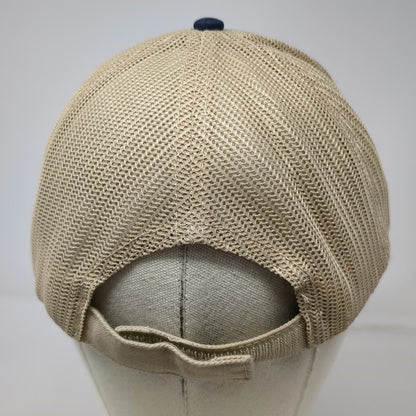 Otto Baseball Cap Blue Beige One Size Newman Swamp Rats Trap Club Mesh Back Hat