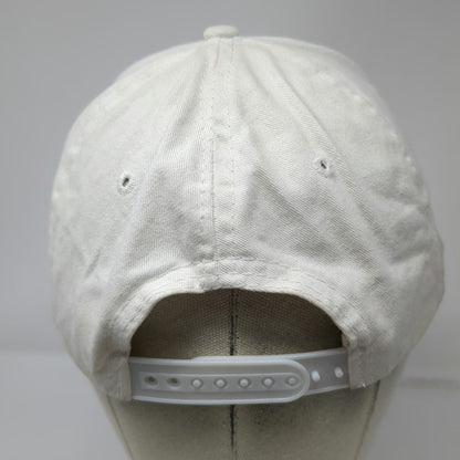 Barbie Snapback White One Size Pink Heart Embroidered Curved Brim 6 Panel Hat