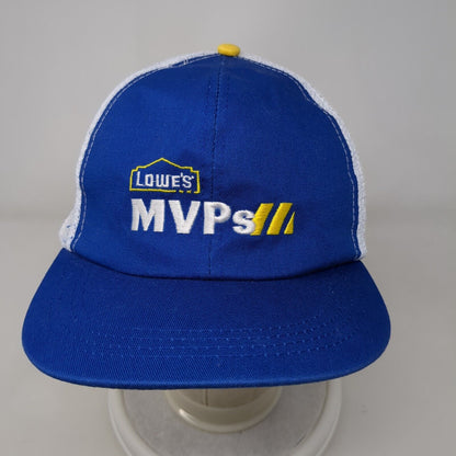 Lowes MVPs Snapback Trucker Hat Blue OSFA Adjustable Embroidered Mesh Back