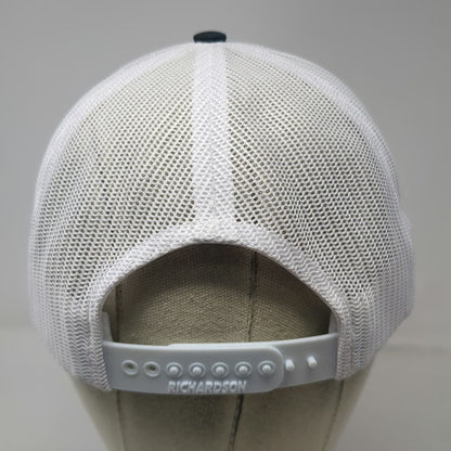 Richardson Trucker Hat Red White Black One Size Wickel Tire Pros Mesh Snapback