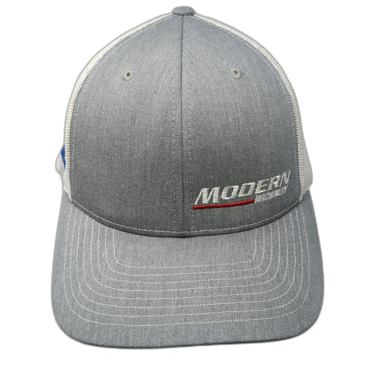 Richardson Trucker Hat Gray One Size Modern Machinery Komatsu Mesh Snapback
