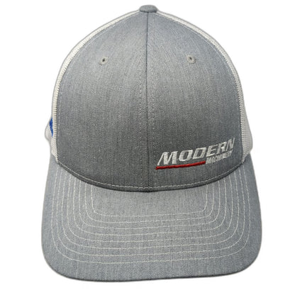 Richardson Trucker Hat Gray One Size Modern Machinery Komatsu Mesh Snapback