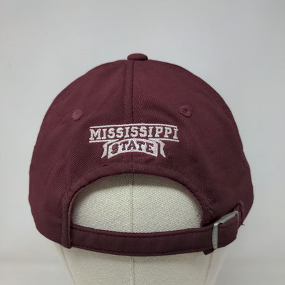 Adidas Men's Slideback Hat Red Size OSFA Embroidered Mississippi State Bulldogs